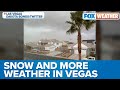 Dust, High Winds, Snow Impact Las Vegas, NV