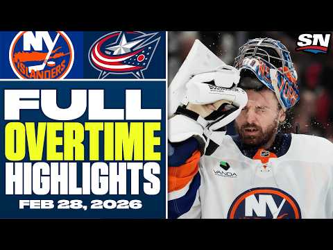 New York Islanders at Columbus Blue Jackets | FULL Overtime Highlights - February 28, 2026