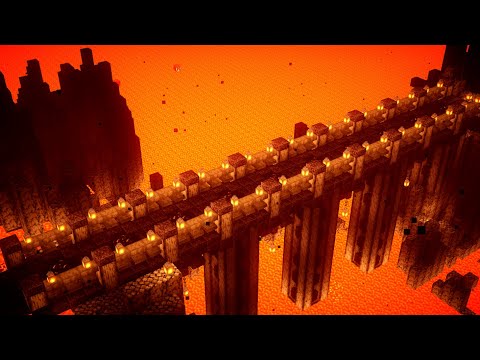 Minecraft: How To Build an EPIC Bridge in the Nether (1.16)