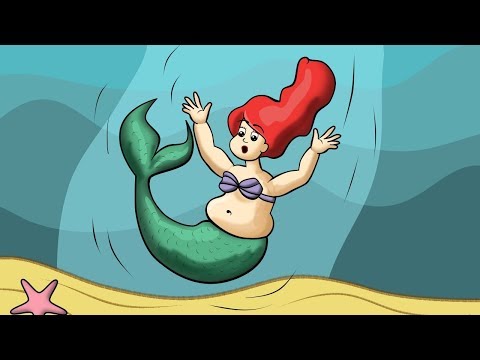 Disney Princess Ariel as Fat -  Funny Animation