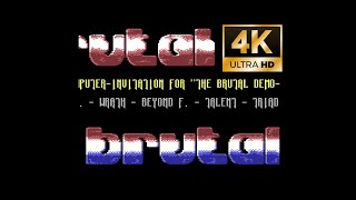 C64 Demo - Brutal Demo-Party 92 Invitation [1992] by Brutal