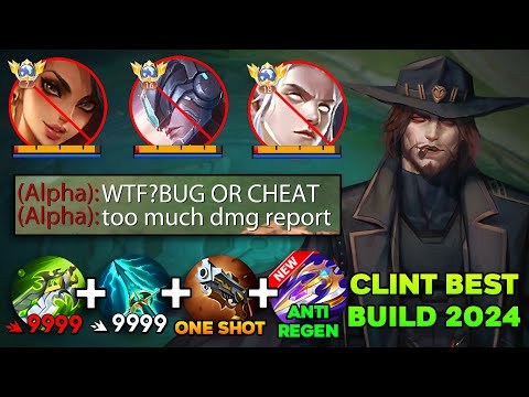 SUPREME CLINT COMPLETE META BUILD TO RANK UP IN SOLO RANKED GAME🔥 NEW INSANE BUILD TO DOMINATE -MLBB