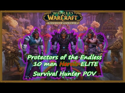 Forgotten Society vs. Protector of the Endless 10 Heroic ELITE [Survival Hunter POV]