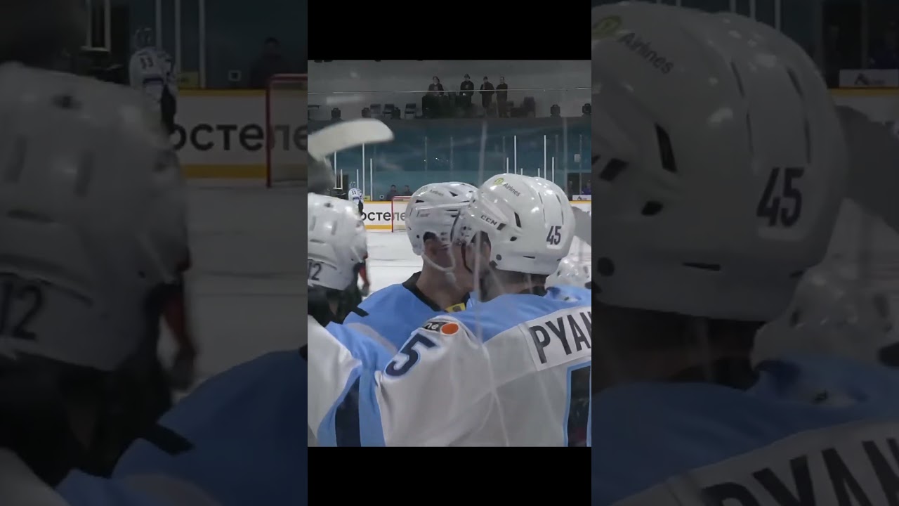 ГОЛ Тейлор Бек Северсталь v Сибирь 2-5 КХЛ 2024-25 #кхл #hockey #Северсталь #Сибирь