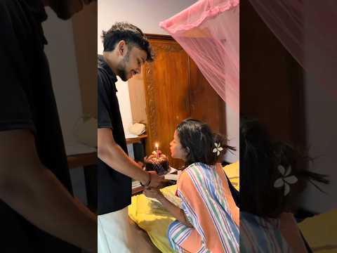 අනේ ඒ සප්‍රයිස් එක 😍❤️‍🩹 #shortvideo #vairal #love #srilanka #couple #suprice #lovely