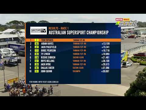 OCT 6: 2019 Motul Pirelli Australian Superbike Championship - Round 6, Phillip Island Grand Prix ...
