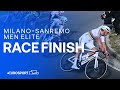 BREATHLESS sprint to the line 😳 | Milano-Sanremo 2024 Race Finish | Eurosport Cycling