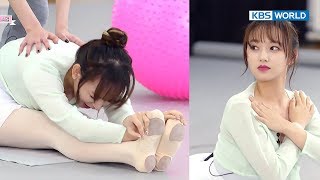 Cosmic Girls&#39; Cheng Xiao boasts her superior flexibility! [The Swan Club /2017.12.20]