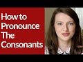How to Pronounce CONSONANT SOUNDS in BRITISH ENGLISH