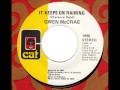 GWEN McCRAE  It keeps on raining