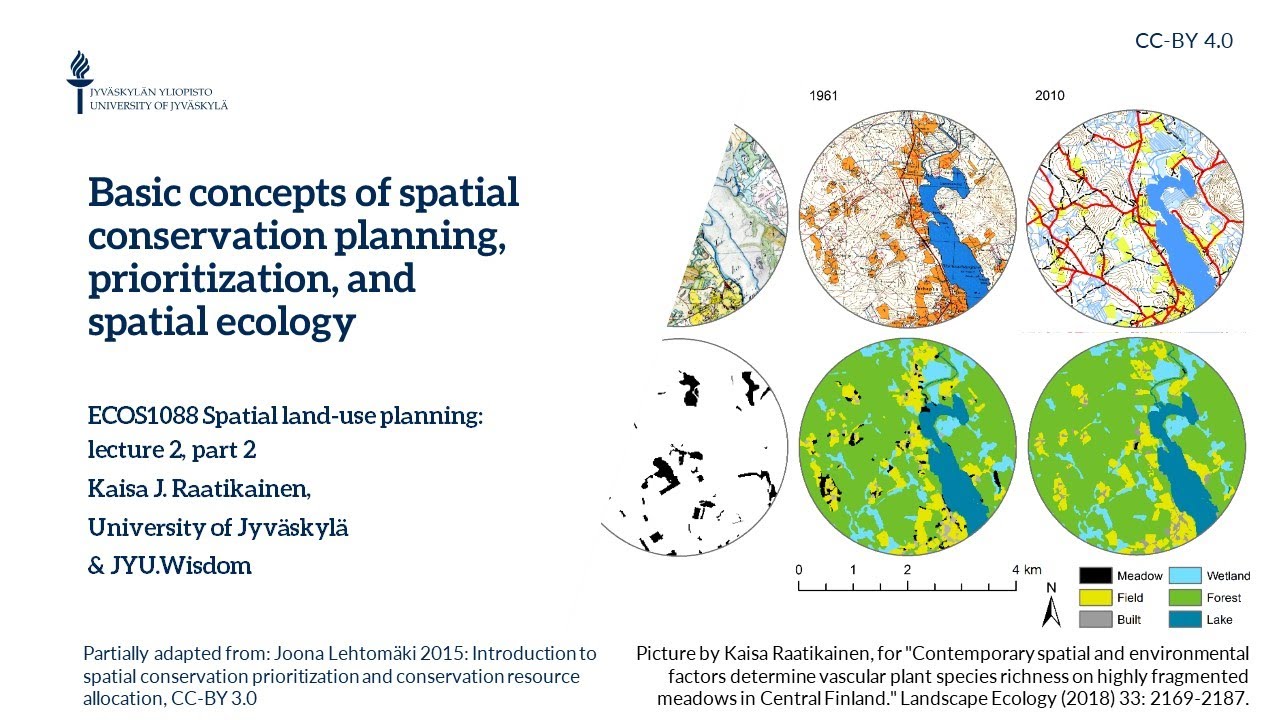 L2, P2: Basic concepts of spatial conservation planning, prioritization, and spatial ecology