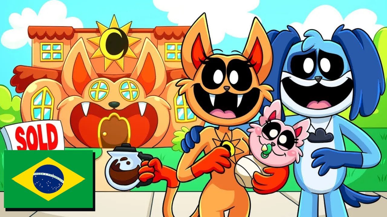 CATFEINE COMPROU SUA PRIMEIRA CASA! - Poppy Playtime Animação