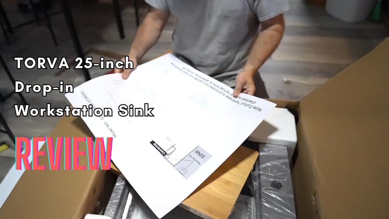 TORVA 25-inch Drop-in Workstation Sink Review from Homesteadhow
