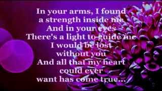 YOUR LOVE (The Greatest Gift Of All) Lyrics - JIM BRICKMAN feat. MICHELLE WRIGHT