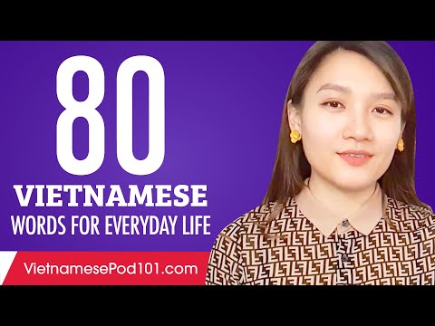 80 Vietnamese Words for Everyday Life - Basic Vocabulary #4