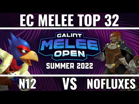 N12 (Falco) vs NoFluxes (Ganondorf) - East Coast Melee Top 32 - GMO Summer '22