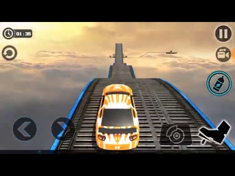Impossible Stunt Car Tracks 3D: Orange Car Driving Stunts Levels 7 to 12 | Android GamePlay 2022