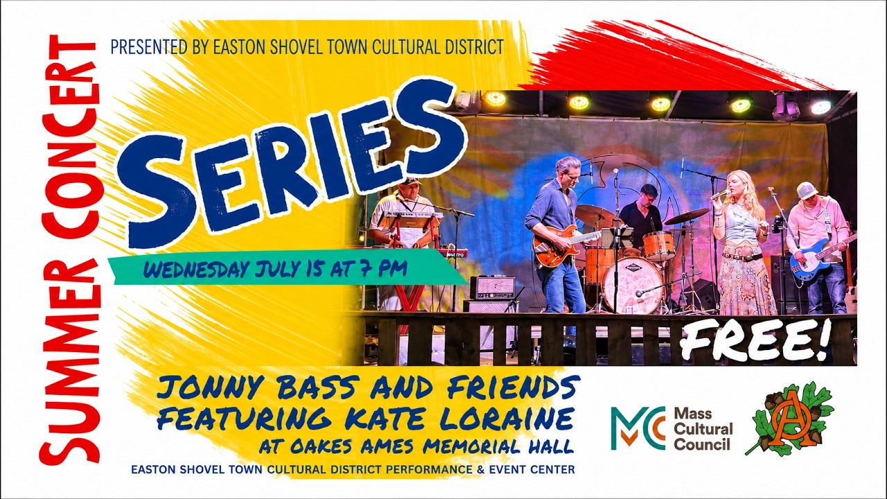 Shovel Town Cultural District Summer Concert Series | Jonny Bass and Friends Featuring Kate Loraine