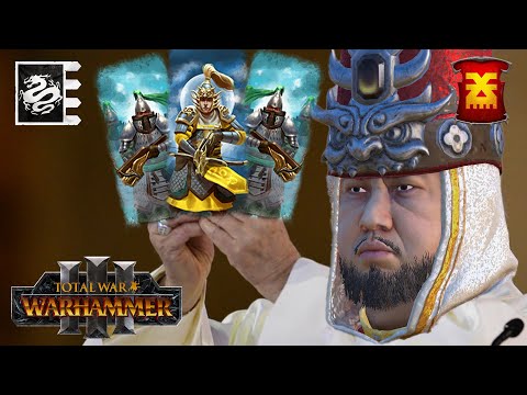 HOLY CROSSBOWS - Cathay vs Khorne // Total War: WARHAMMER 3 Domination Multiplayer