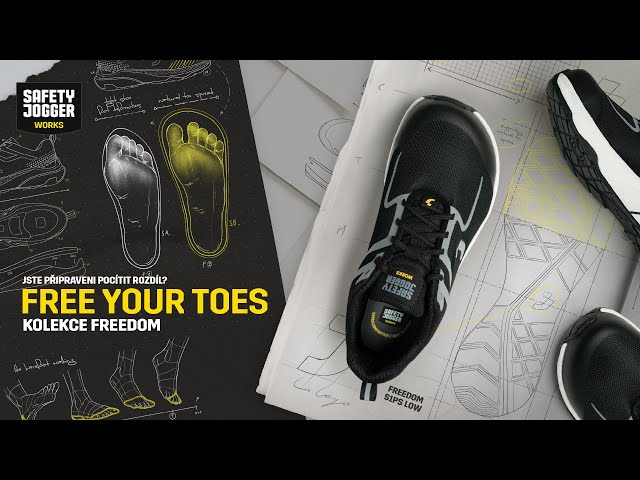 Bezpečnostní polobotka SAFETY JOGGER FREEDOM S1PS ESD non-metal