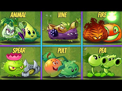 6 Team PAIR Plants Battlez vs Team Zombie - Who Will Win? - PvZ 2 Team Plants
