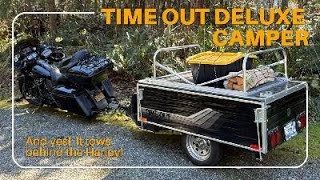 How Fast Can You Set Up a Motorcycle Camper Trailer | Time Out Deluxe Timelapse