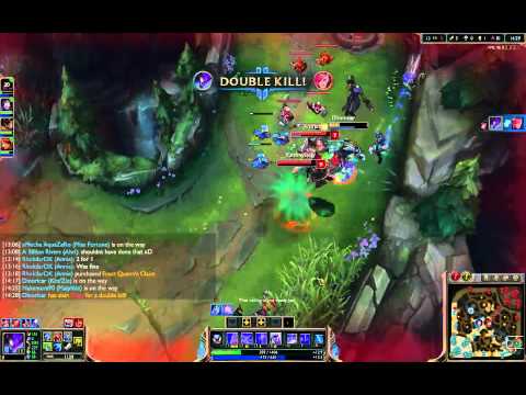 Kha zix doublekill outplay