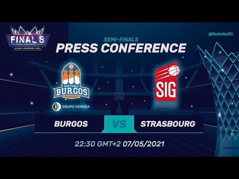 Hereda San Pablo Burgos v SIG Strasbourg - Press Conference | Basketball Champions League 2020/21