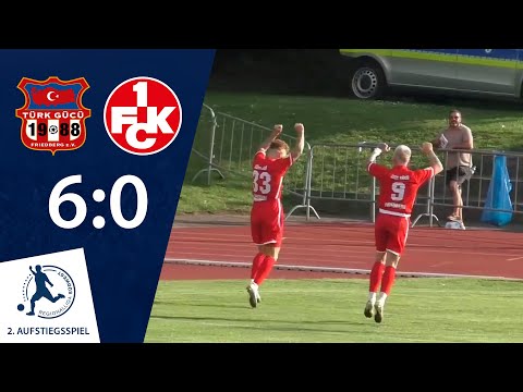 Kantersieg im 2. Aufstiegsspiel | Türk Gücü Friedberg - 1. FC Kaiserslautern II
