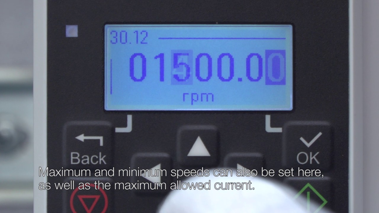 How to commission ABB ACS380 machinery drive with I/O variant after mechanical installation