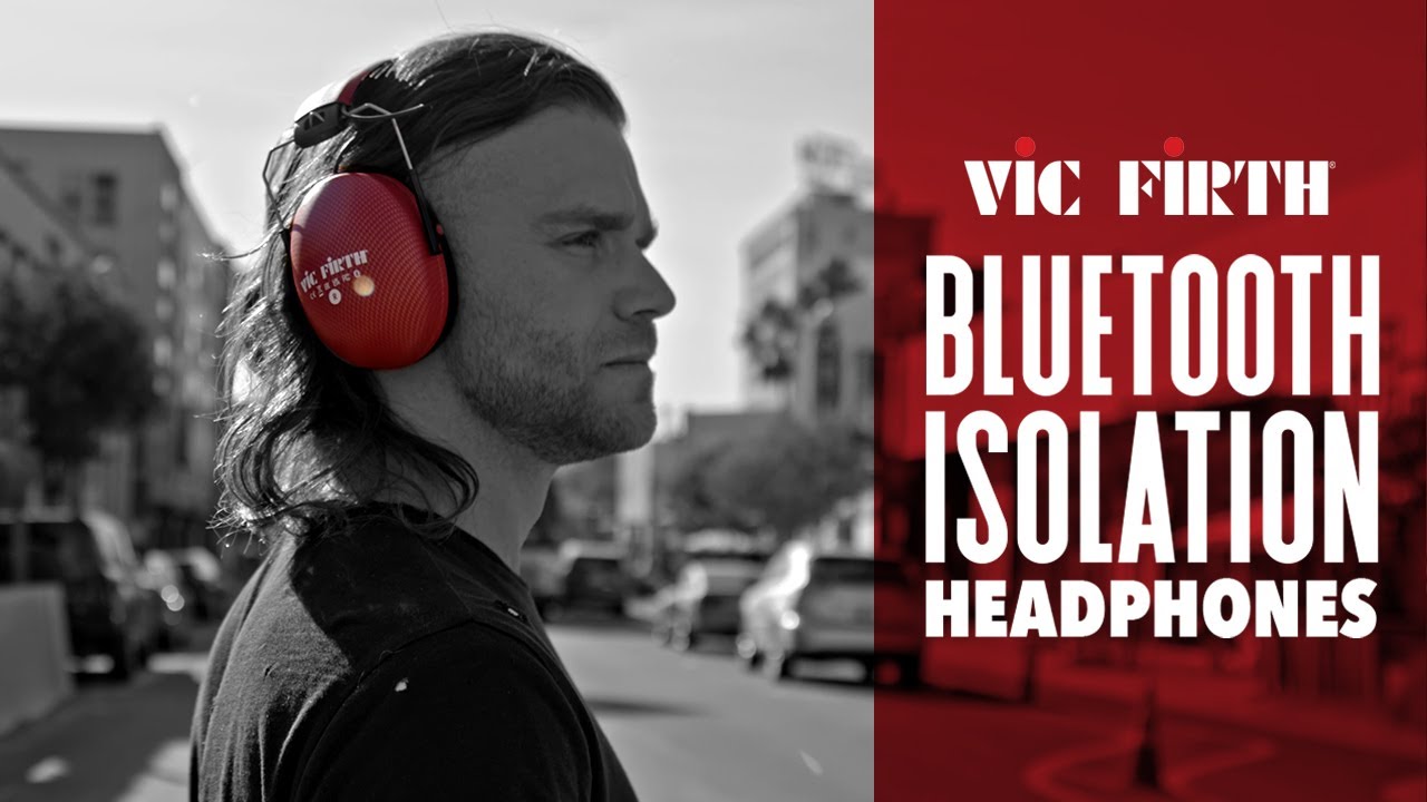 NEW Vic Firth Bluetooth Isolation Headphones - YouTube