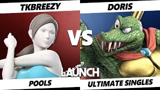Launch Smash Ultimate - VGBC | TKBreezy (Wii Fit Trainer) VS Doris (King K. Rool) SSBU Pools