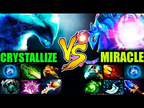 Miracle- Puck Full Skilled VS Crystallize Morphling Full Build - HARD GAME - Dota 2