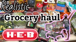 REALISTIC WEEKLY GROCERY HAUL // $120 grocery haul TEXAS
