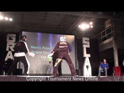 Jake Haromszeki vs Kirk Jenkins Men's Semi Final Point Sparring at Grand Slam Open 2012