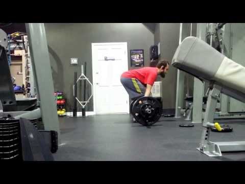 2014.01.14 Deadlift form check. 245lbs, 5 reps.