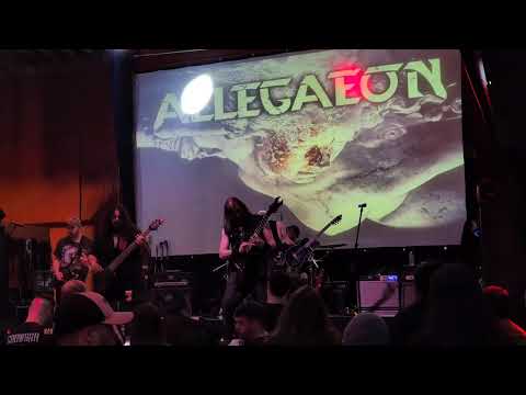 Allegeaon - Proponent for Sentience III - The Extermination Solo (Live)