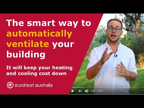 The smart way to automatically ventilate your building to keep your heating and cooling costs down