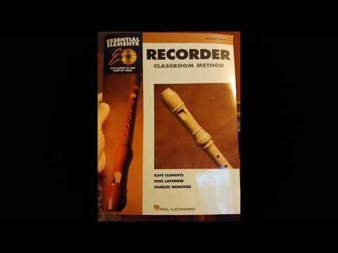 Recorder Lesson for Day 1