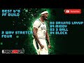 NBA 2K25 Best Power Forward Build 6 8 2 Way Stretch Four BPJR NBA ​⁠ Bucks ​⁠ Nba2k