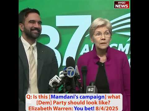 Texas passed CALL OF HOUSE, can ARREST Dems; Warren om Mamdani's communist agenda; NYC Dem Socialist