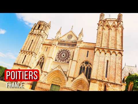 Poitiers Walking Tour 4K – 1000 Years of History