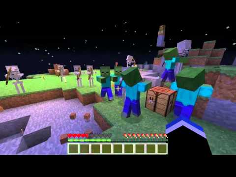 Minecraft - Floating Island Survival #01 - Gremu & MacieGTMPI
