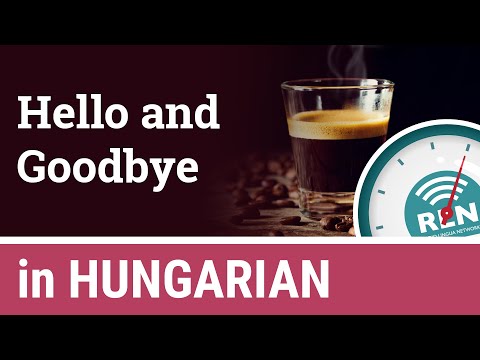 Part of a video titled How to say Hello and Goodbye in Hungarian - YouTube