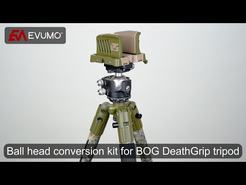 An Excellent Ball Head Conversion Kit for BOG DeathGrip Tripod