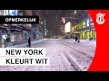Sneeuwchaos in New York: noodtoestand uitgeroepen