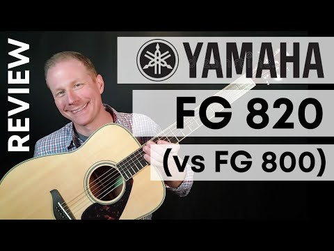 Yamaha FG820 Dreadnought Acoustic Guitar  - Natural image 3