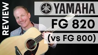 Video thumbnail for Yamaha FG 820 (vs FG 800) Acoustic Guitar Review // Best Value // "Poor Man's Martin" by This Guitar Channel