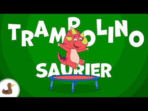 Trampolinosaurier - Kinderlieder zum Mitsingen | Bewegungslieder | JiMi FLuPP | Sing Kinderlieder