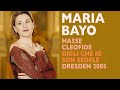 Maria Bayo layers lacy fioratura over Queen Cleofide's elegant aria